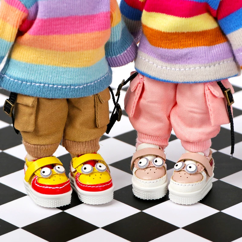 1 Pair of OB11 Doll Baby Shoes Big Eyes Cartoon Anime Cute Sneakers 1/12 Bjd Doll Shoes Decoration Detachable Doll PVC Material
1 Pair of OB11 Doll Baby Shoes Big Eyes Cartoon Anime Cute Sneakers 1/12 Bjd Doll Shoes Decoration Detachable Doll PVC Material