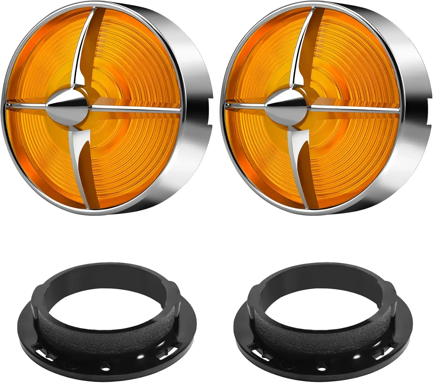 Крышки для поворотников янтарного цвета с винтовым креплением 3 1/4 дюйма для мотоциклов Harley, простая установка
Крышки для поворотников янтарного цвета с винтовым креплением 3 1/4 дюйма для мотоциклов Harley, простая установка