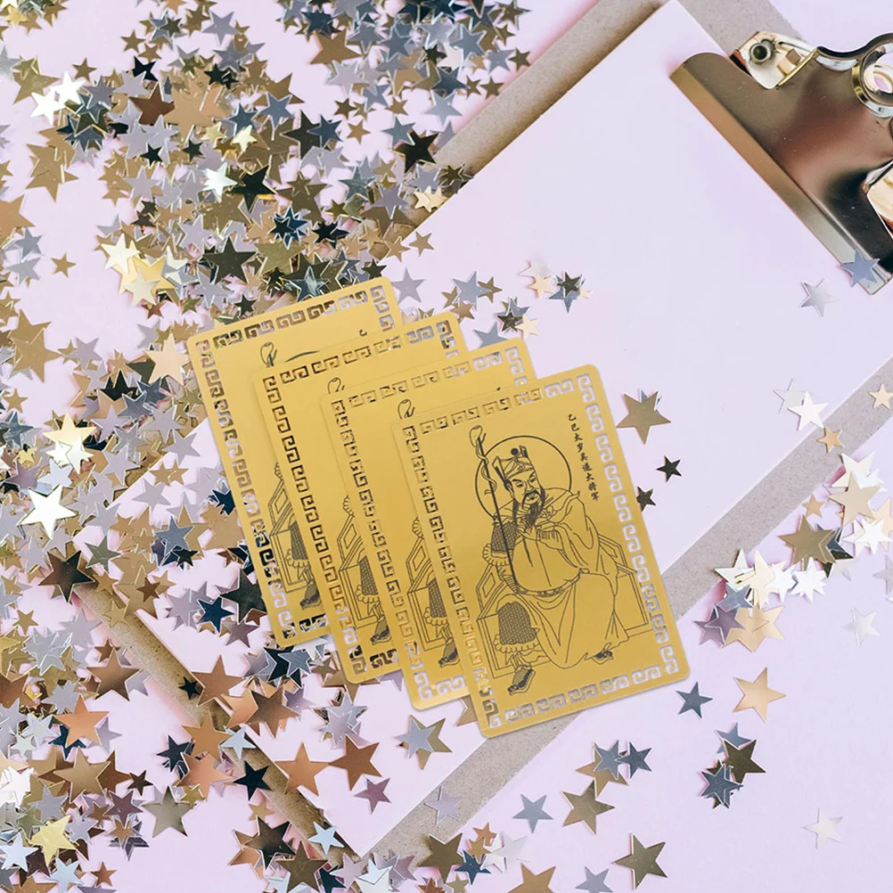 5Pcs Taisui Feng Shui Amulet Cards Chinese Traditional Blessing Cards for Wealth Protection Home Decor Luck Amulets
5Pcs Taisui Feng Shui Amulet Cards Chinese Traditional Blessing Cards for Wealth Protection Home Decor Luck Amulets