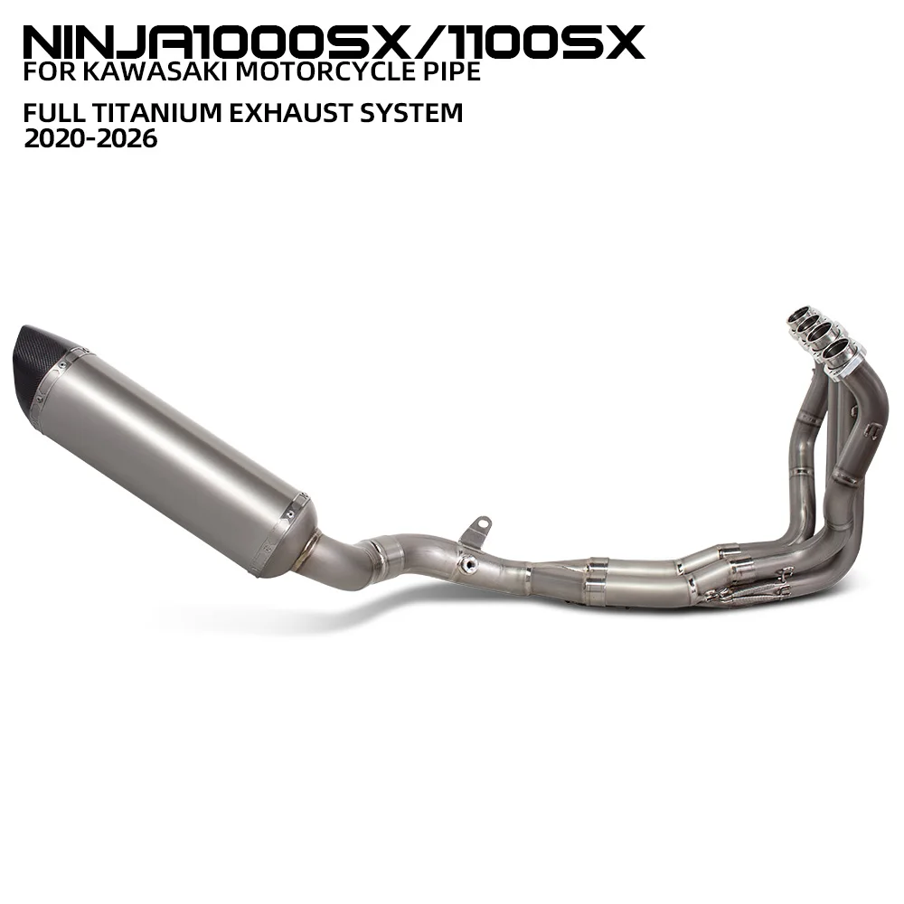 Ninja1000SX Exhaust System For Kawasaki Ninja1100SX/SE Ninja 1000SX/1100SX SE 2020-2026 Motorcycle Exhausts Front Pipe Muffler
Ninja1000SX Exhaust System For Kawasaki Ninja1100SX/SE Ninja 1000SX/1100SX SE 2020-2026 Motorcycle Exhausts Front Pipe Muffler