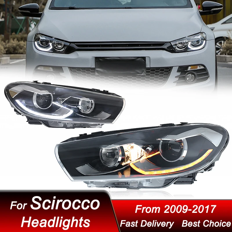 Автомобильные светодиодные фары для VW Scirocco 2009-2017 для высокого стиля, светодиодные автомобильные фары в сборе, обновленный комплект аксессуаров для линз проектора
Автомобильные светодиодные фары для VW Scirocco 2009-2017 для высокого стиля, светодиодные автомобильные фары в сборе, обновленный комплект аксессуаров для линз проектора