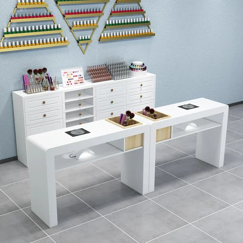 White Manicure Table Designer Makeup Professional Nail Table Women Beauty Drawer Mesa manicura Pedicure Furniture
White Manicure Table Designer Makeup Professional Nail Table Women Beauty Drawer Mesa manicura Pedicure Furniture