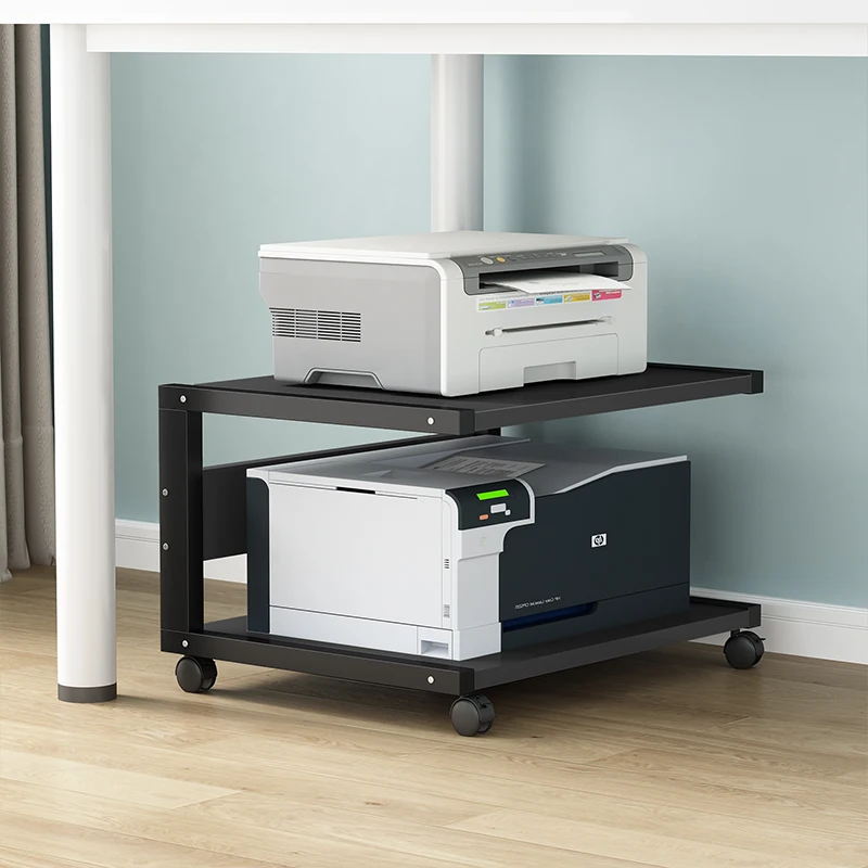 Home printer shelf Floor-to-ceiling movable pulley table bottom Document sorting storage rack Double layer
Home printer shelf Floor-to-ceiling movable pulley table bottom Document sorting storage rack Double layer