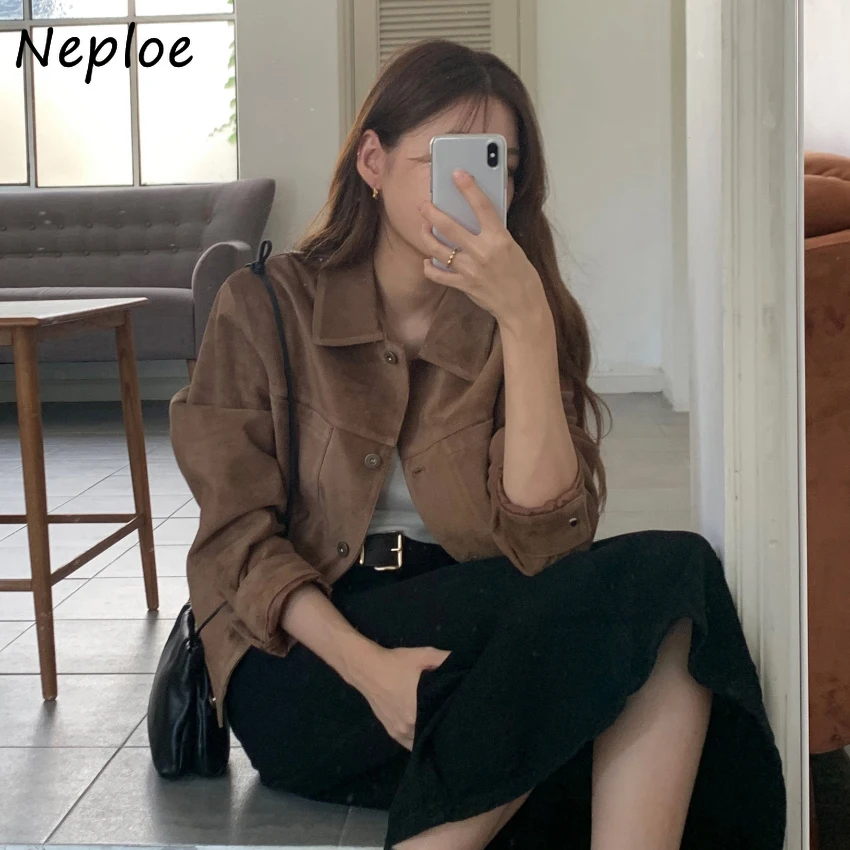 Neploe Safari Style Elegant Loose Single Breasted Coat French Style Vintage Harajuku Simple Jacket Commuter All-match Outwears
Neploe Safari Style Elegant Loose Single Breasted Coat French Style Vintage Harajuku Simple Jacket Commuter All-match Outwears