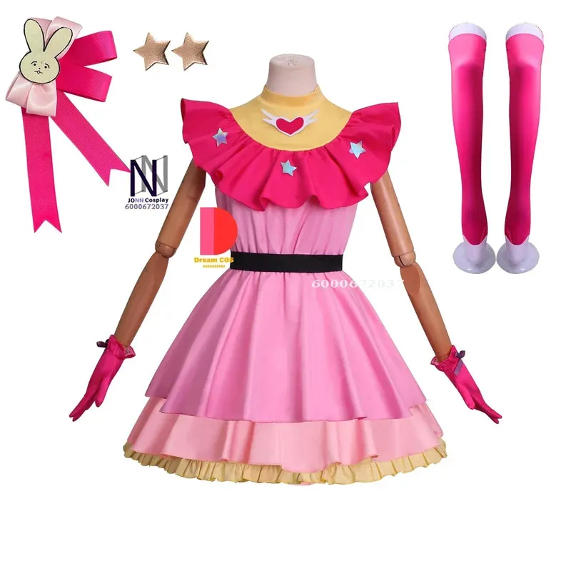 Anime Oshi No Ko Hoshino Ai Cosplay Uniform Costume Outfit Headdress Socks Short Skirt Corsage Halloween Party Dress for Girls
Anime Oshi No Ko Hoshino Ai Cosplay Uniform Costume Outfit Headdress Socks Short Skirt Corsage Halloween Party Dress for Girls