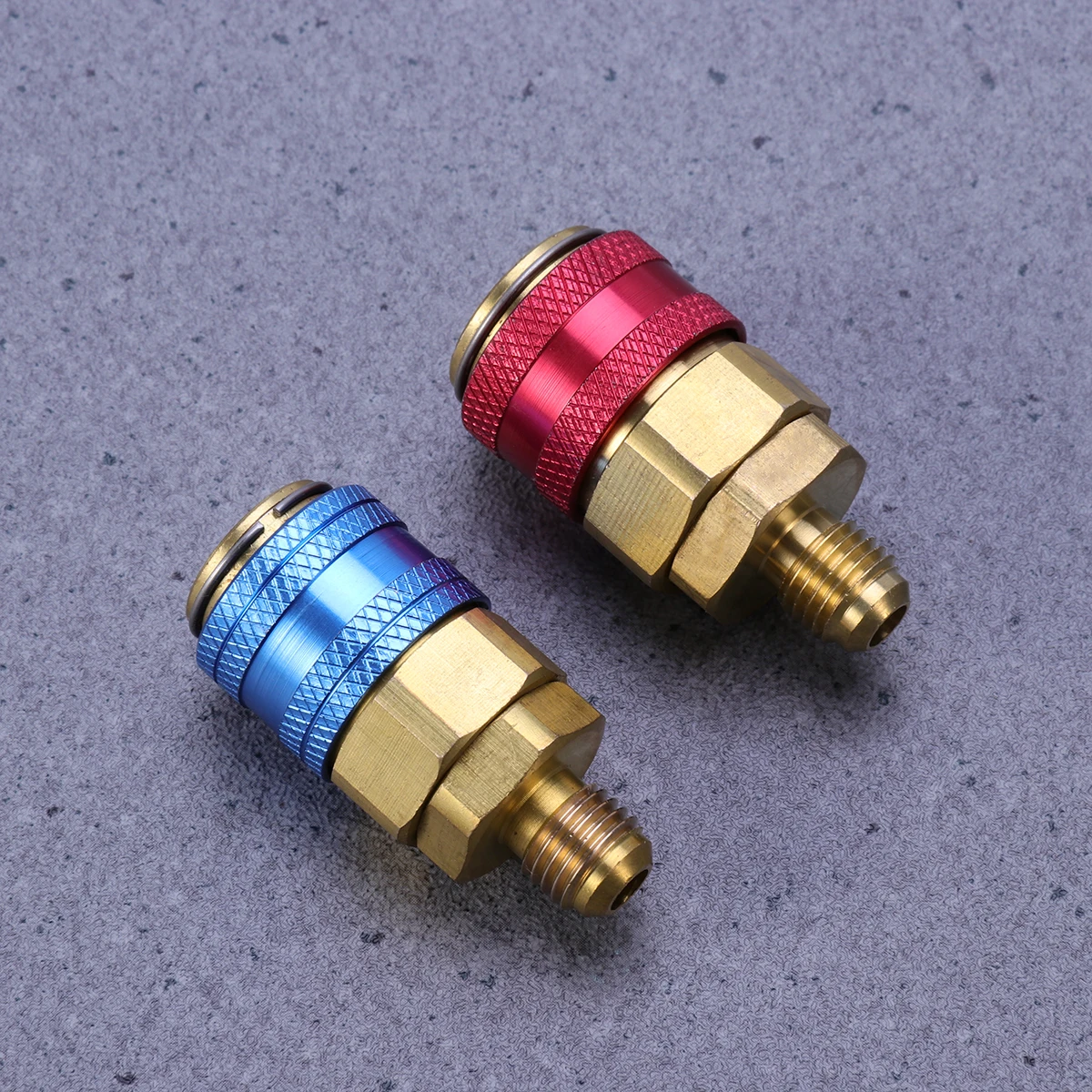 2pcs Auto Car Conditioning Quick Connectors High Low Pressure Couplers Kit Red Blue Attach Manifold Hoses R134A System
2pcs Auto Car Conditioning Quick Connectors High Low Pressure Couplers Kit Red Blue Attach Manifold Hoses R134A System