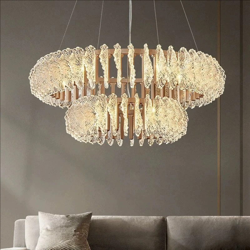French Modern Acrylic Pendant Light Banquet Hall Villa LED Lighting Fixture Ceiling Chandelier Living Dining Room Bedroom Lamp
French Modern Acrylic Pendant Light Banquet Hall Villa LED Lighting Fixture Ceiling Chandelier Living Dining Room Bedroom Lamp