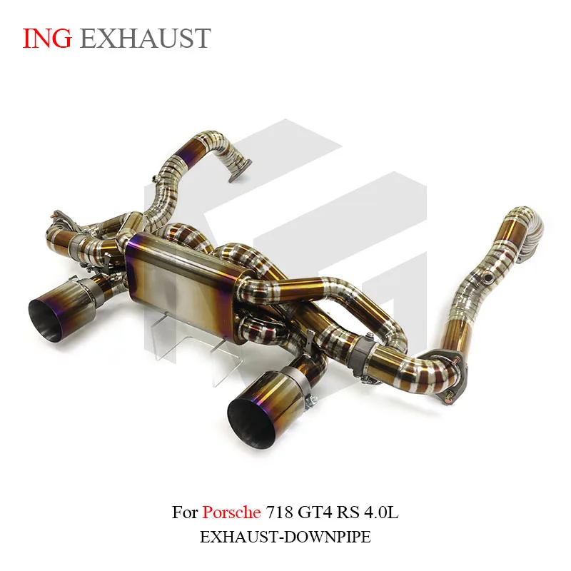ING High Flow Titanium Full Exhaust for Porsche 718 GT4 GTS 4.0T Downpipe Valve Performance Tools Accessories
ING High Flow Titanium Full Exhaust for Porsche 718 GT4 GTS 4.0T Downpipe Valve Performance Tools Accessories