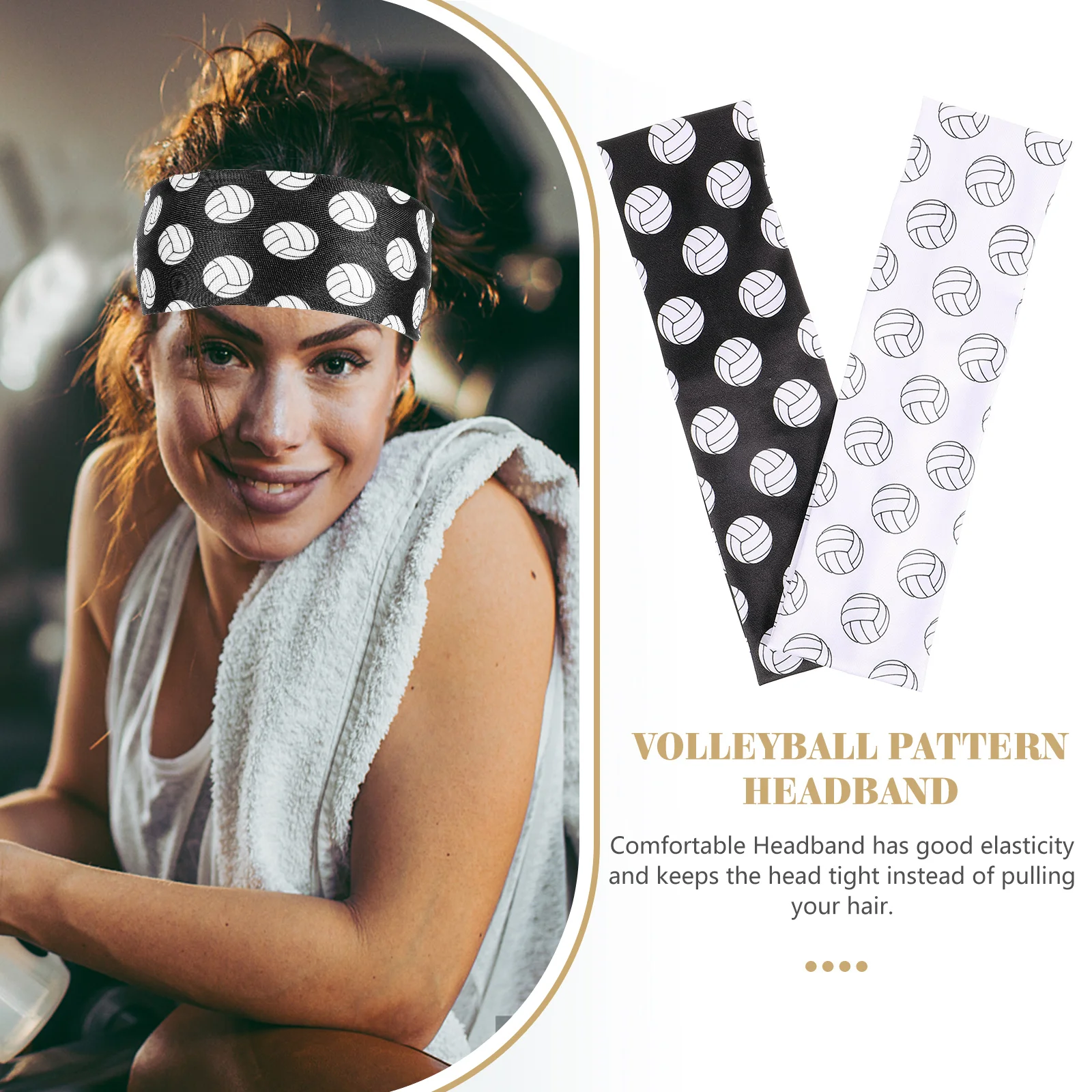 2Pcs Volleyball Sweat Headband Sports Elastic Breathable Comfortable Sweat Absorbent Gym Workout Running Training Hairband
2Pcs Volleyball Sweat Headband Sports Elastic Breathable Comfortable Sweat Absorbent Gym Workout Running Training Hairband
