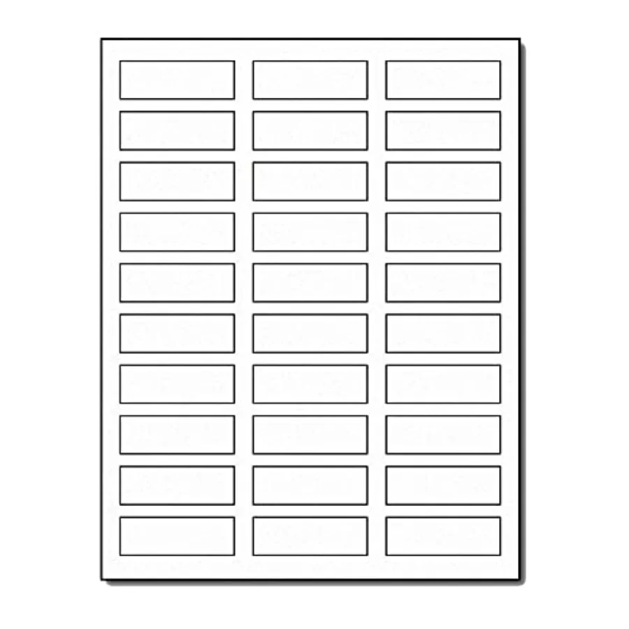 White Address Labels 3/4" x 2 1/4" Return Address Stickers - 750 Labels Printable Matte Labels With Permanent Adhesive For Retu
White Address Labels 3/4" x 2 1/4" Return Address Stickers - 750 Labels Printable Matte Labels With Permanent Adhesive For Retu