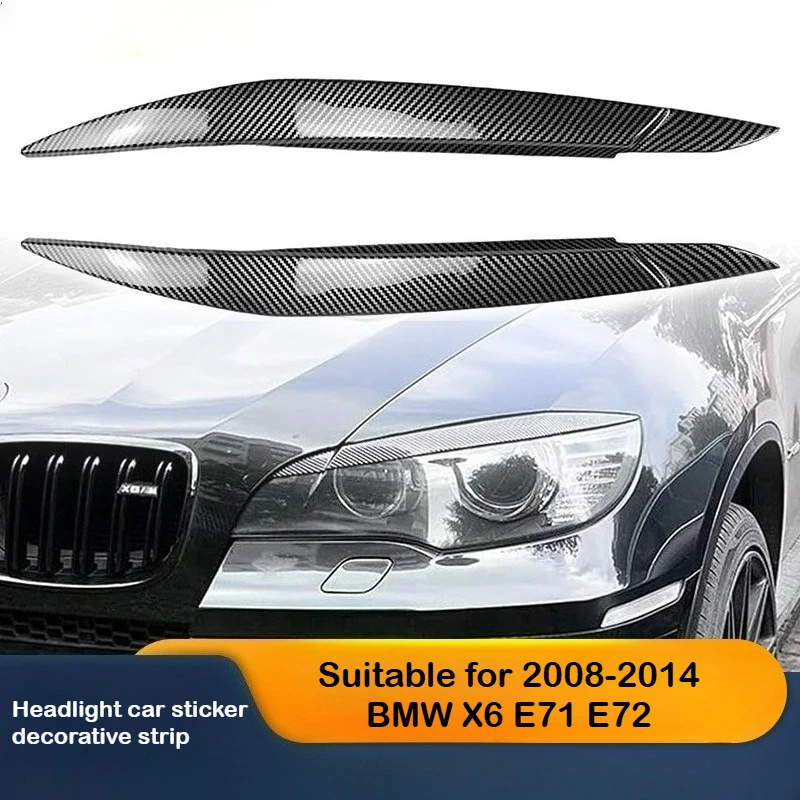 For 2008-2014 BMW X6 E71 E72 Front Headlight Car Sticker Decoration Car Exterior 
For 2008-2014 BMW X6 E71 E72 Front Headlight Car Sticker Decoration Car Exterior