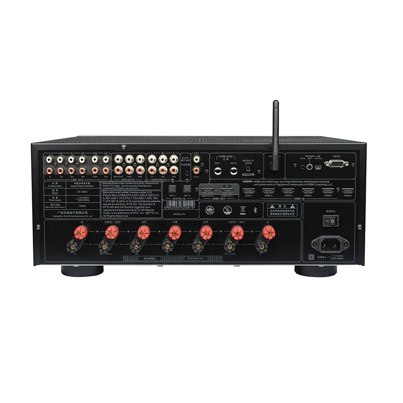 ODM/OEM manufacture Great performance home theater 4k audio amplifier 7.1.2 av receiver
ODM/OEM manufacture Great performance home theater 4k audio amplifier 7.1.2 av receiver