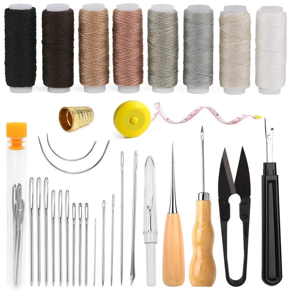 Needle and thread bag needle and thread set sewing thread tool set canvas thick cloth household sewing repair manual awl thread
Needle and thread bag needle and thread set sewing thread tool set canvas thick cloth household sewing repair manual awl thread