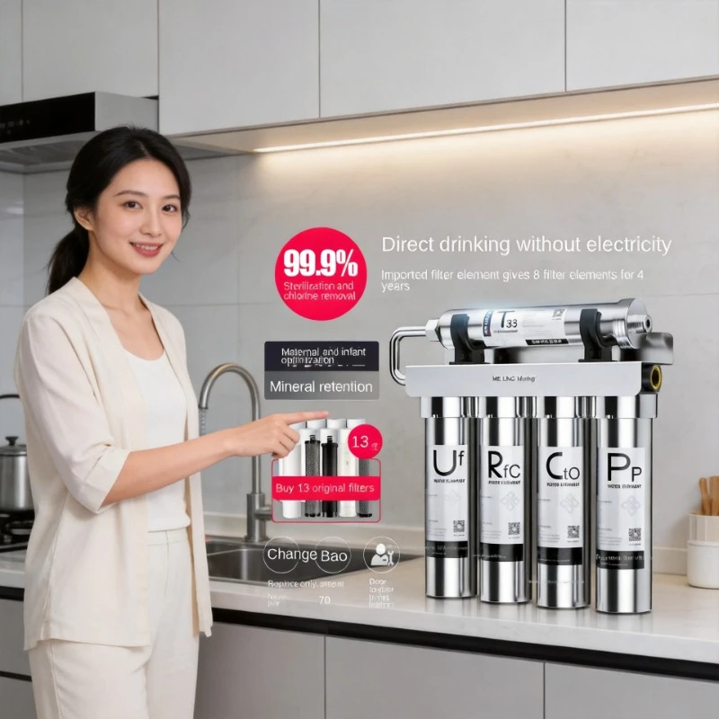 Stainless Steel Mineral Water Purifier Kitchen Tap Filter for Household Direct Drinking Food-grade Long Lifespan Fine Filtration
Stainless Steel Mineral Water Purifier Kitchen Tap Filter for Household Direct Drinking Food-grade Long Lifespan Fine Filtration