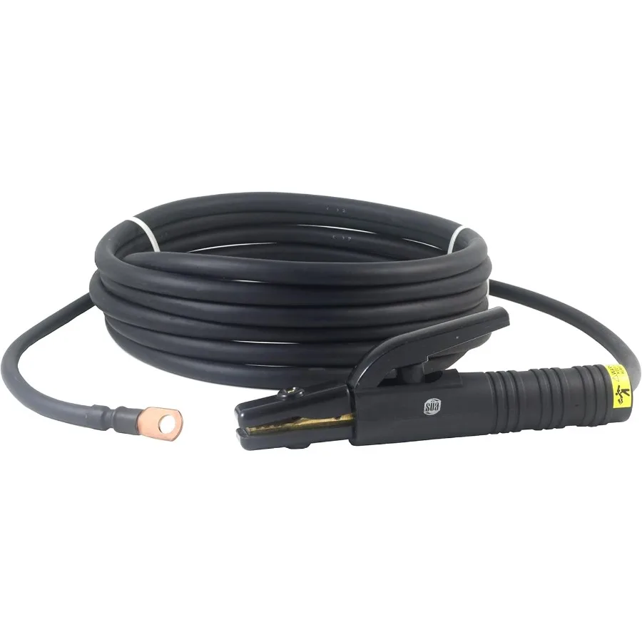 200 Amp Welding Electrode Holder Lead Assembly with Terminal Lug Connector for HeavyDuty Industrial Applications 2 AWG 100 Copp
200 Amp Welding Electrode Holder Lead Assembly with Terminal Lug Connector for HeavyDuty Industrial Applications 2 AWG 100 Copp