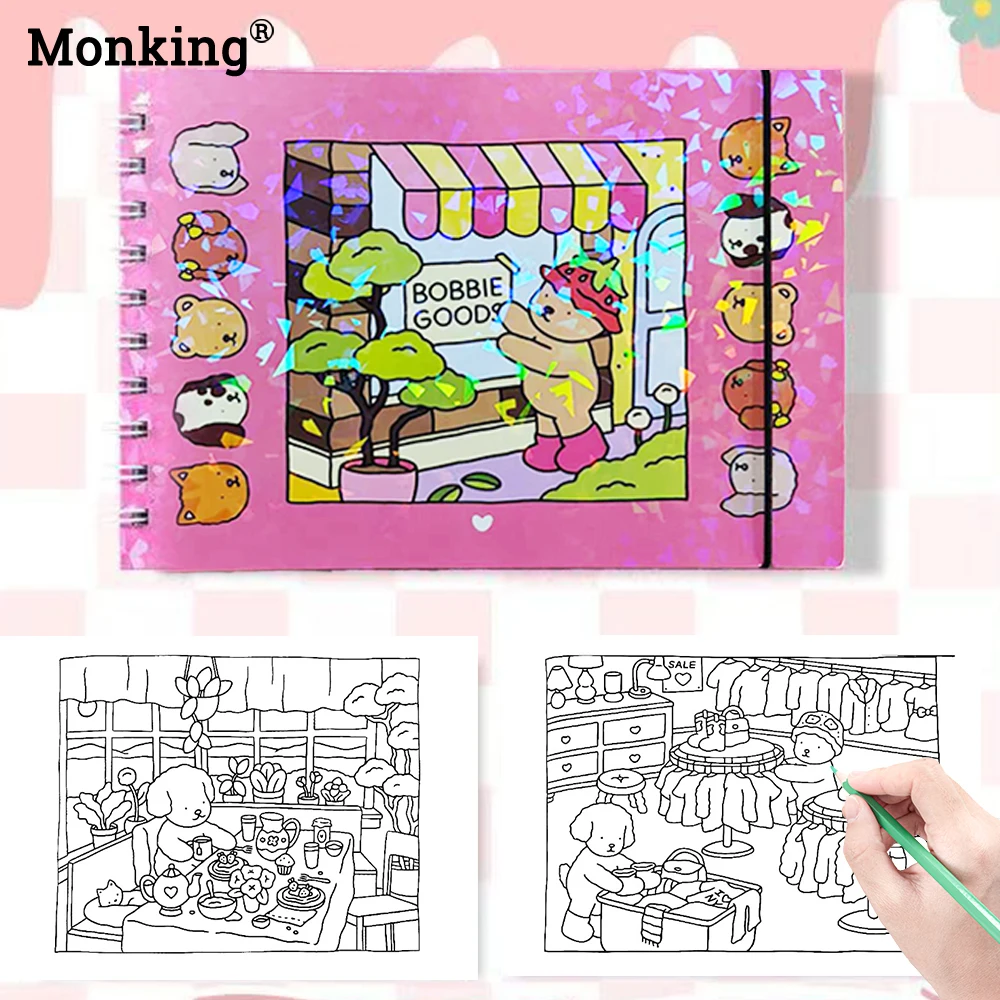 Cute Bobbie Goods Creative And Interesting Graffiti Coloring Book Animal Theme Graffiti Painting Book for Adults Teens
Cute Bobbie Goods Creative And Interesting Graffiti Coloring Book Animal Theme Graffiti Painting Book for Adults Teens
