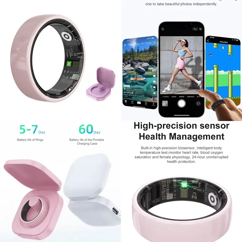 【CHIMU HOME】R12 Ceramic Smart Ring 5ATM Waterproof, Daily Activity & Sleep Data Recording Wearable Accessory
【CHIMU HOME】R12 Ceramic Smart Ring 5ATM Waterproof, Daily Activity & Sleep Data Recording Wearable Accessory