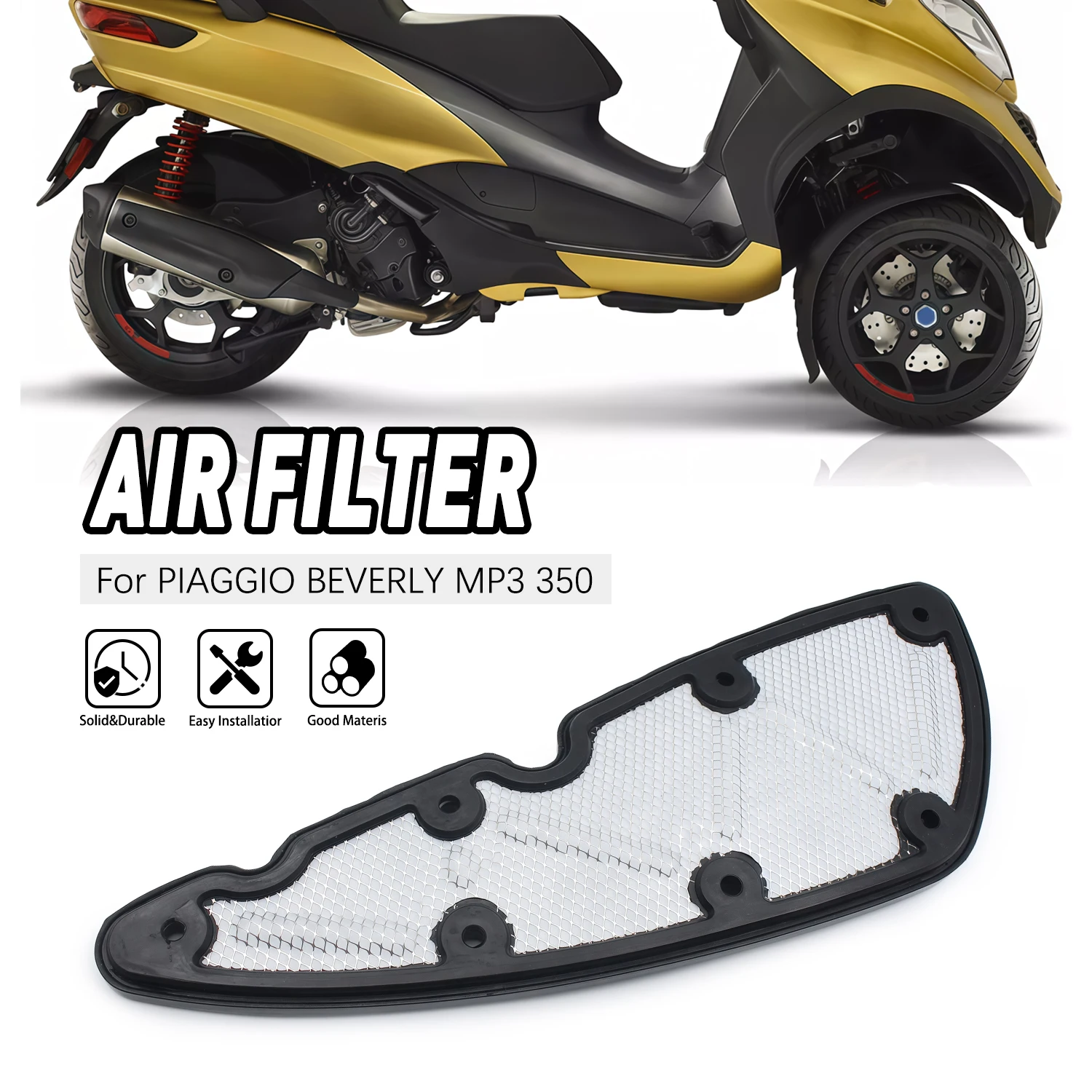 Air Filter Element reliable Replacement Motorcycle Parts For PIAGGIO Beverly 350 ST 4T 4V ie ABS E4 MP3 350 MAXI Sport 8800010P
Air Filter Element reliable Replacement Motorcycle Parts For PIAGGIO Beverly 350 ST 4T 4V ie ABS E4 MP3 350 MAXI Sport 8800010P