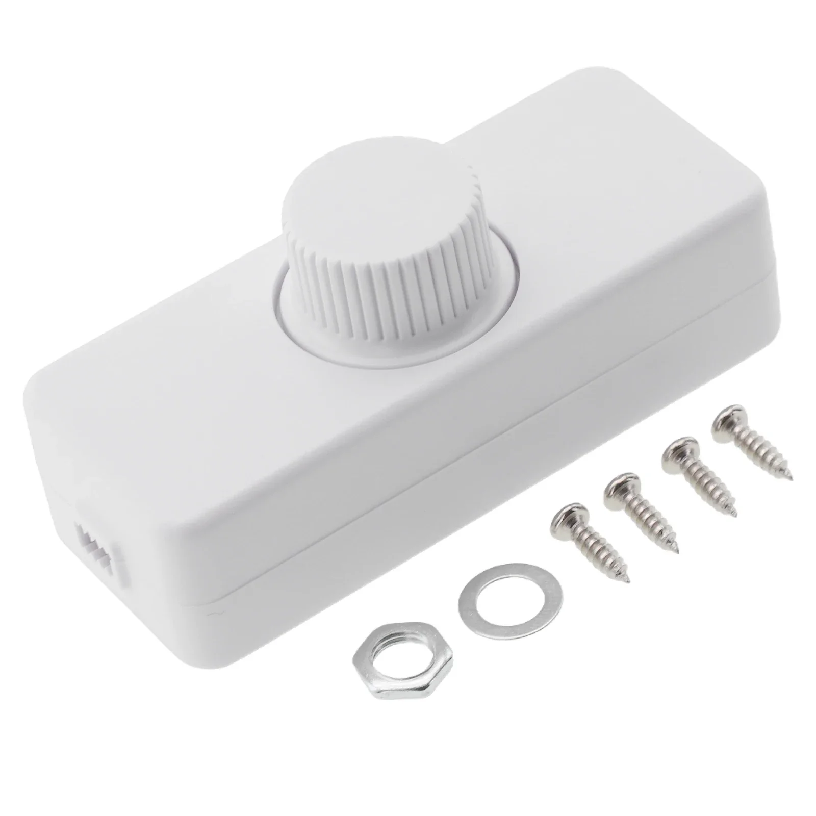 220240V Inline Dimmer Switch with Built in Rotary ON/OFF Knob Control for Dimmable Bulbs and Incandescent Lighting
220240V Inline Dimmer Switch with Built in Rotary ON/OFF Knob Control for Dimmable Bulbs and Incandescent Lighting
