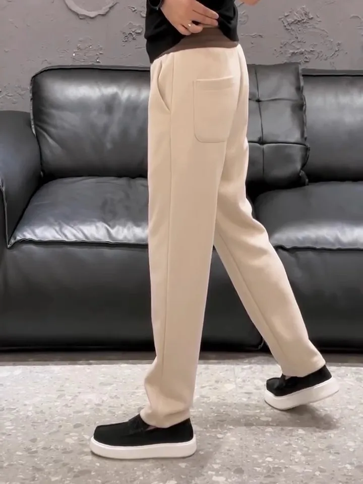 Новые мужские повседневные брюки, осень-зима Faion Busin, высококачественные удобные прямые фланелевые брюки, крутые универсальные брюки
Новые мужские повседневные брюки, осень-зима Faion Busin, высококачественные удобные прямые фланелевые брюки, крутые универсальные брюки