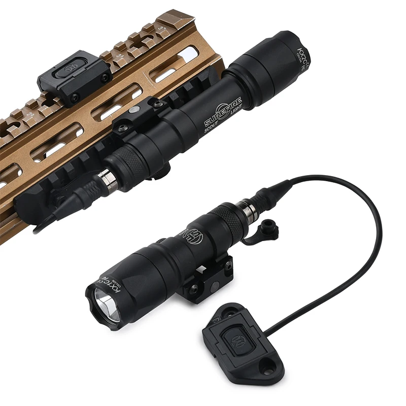 M300A M600C Flashlight SF Surefir Scout Light Tactical Metal White LED Lamp Airsoft Hunting M300 M600 Lights Fit 20mm Rail
M300A M600C Flashlight SF Surefir Scout Light Tactical Metal White LED Lamp Airsoft Hunting M300 M600 Lights Fit 20mm Rail