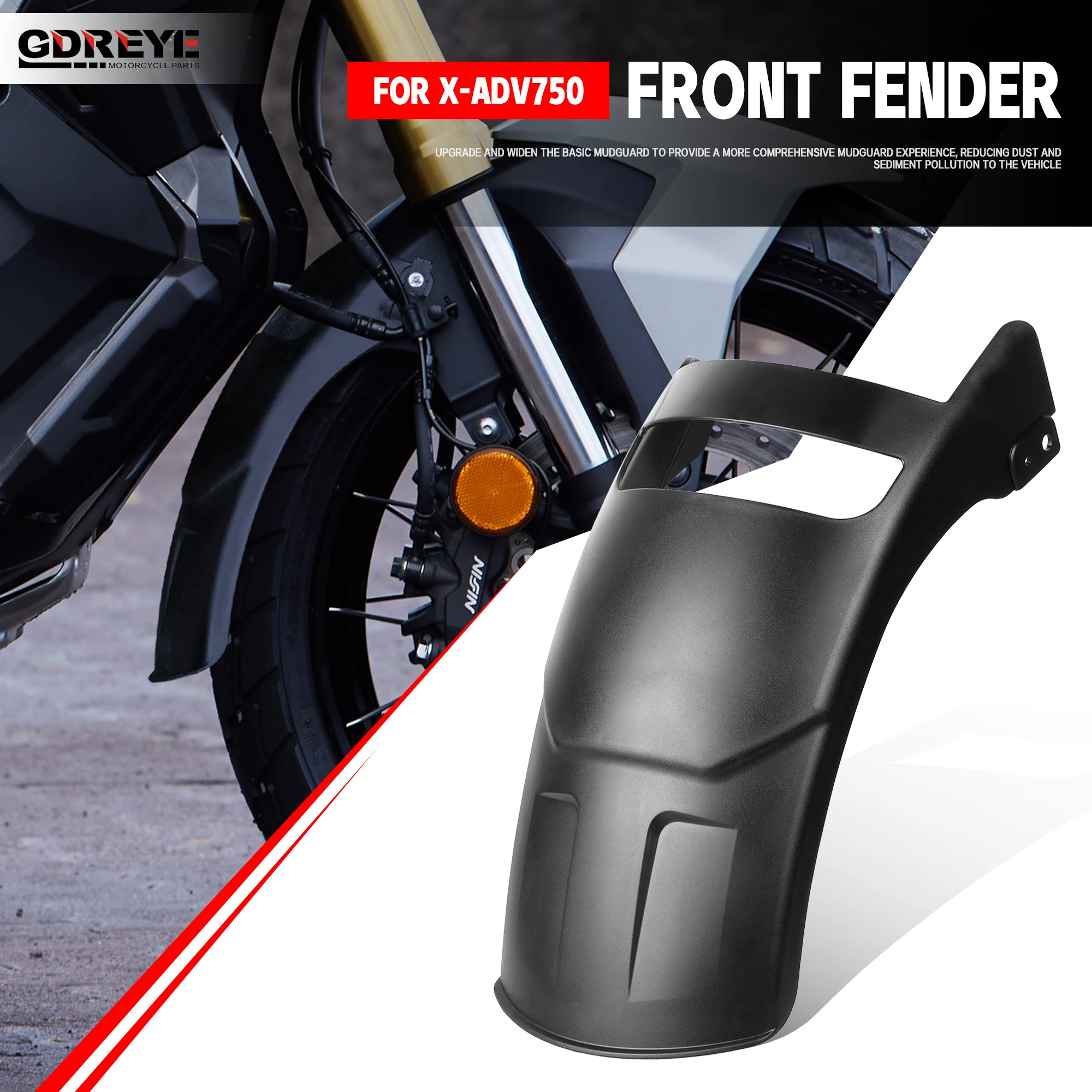 For Honda X-ADV 750 XADV 750 2021-2026 Fender Mudguard Motorcycle XADV750 Mudguard Extension Splash Front Fender Hugger Extender
For Honda X-ADV 750 XADV 750 2021-2026 Fender Mudguard Motorcycle XADV750 Mudguard Extension Splash Front Fender Hugger Extender