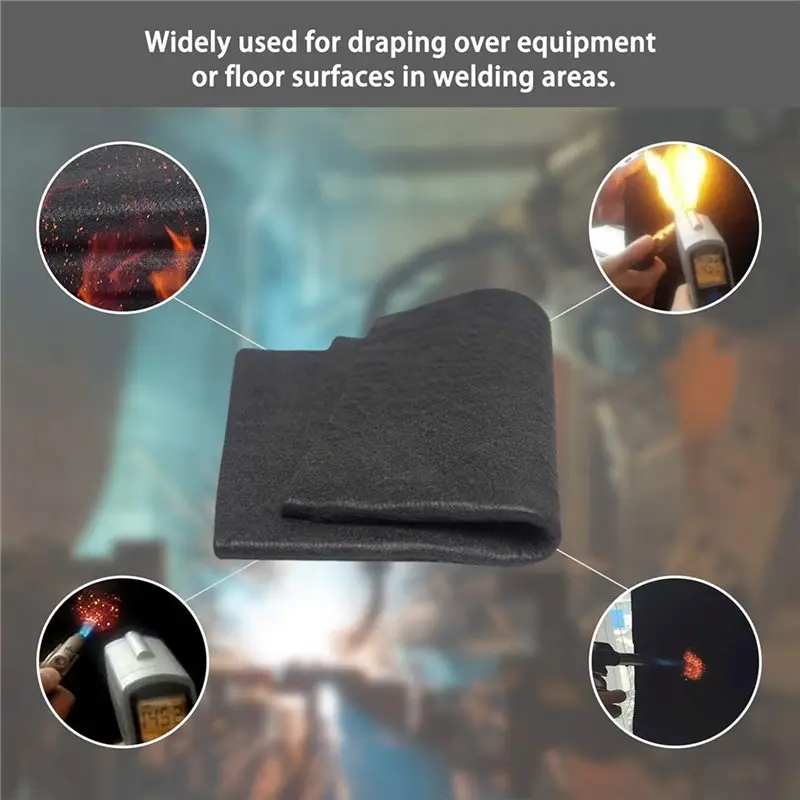 A23P High Temperature Resistance 50 X 50 Cm Welding Protection Blanket Flame-Retardant Insulation 3 Mm Thickness Fire-Retardant
A23P High Temperature Resistance 50 X 50 Cm Welding Protection Blanket Flame-Retardant Insulation 3 Mm Thickness Fire-Retardant