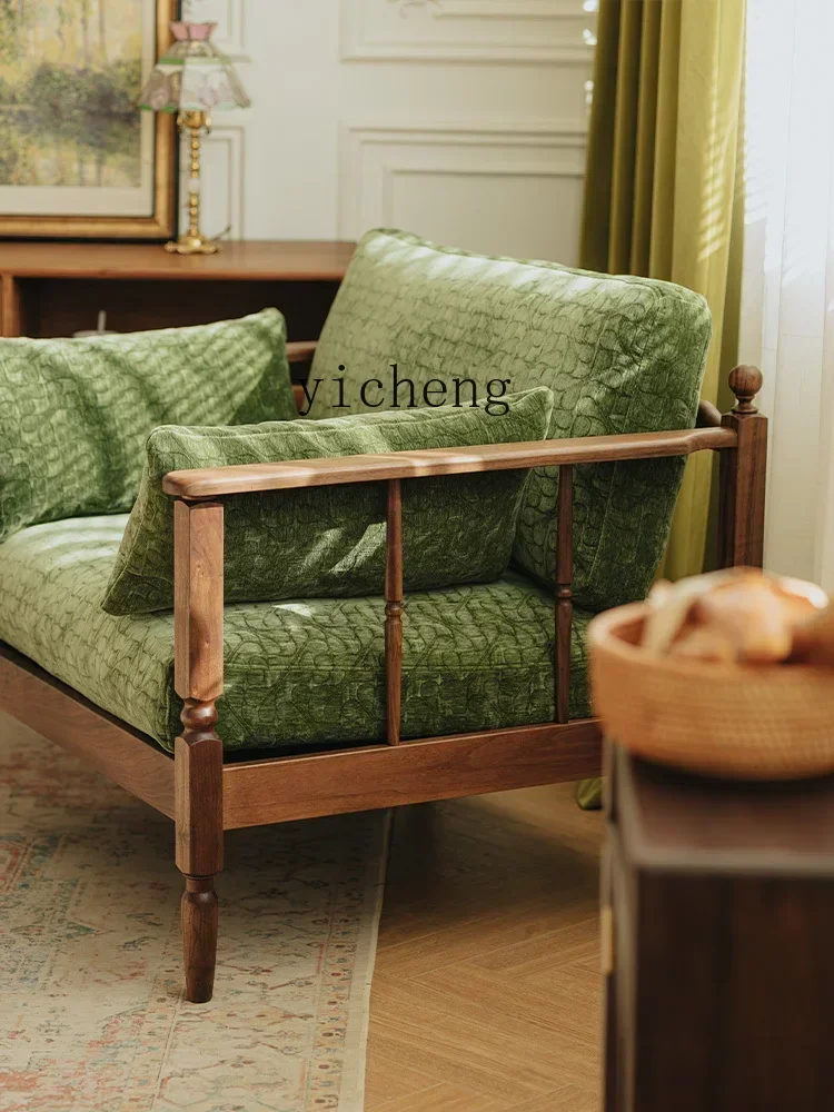 V5.9 Solid Wood Sofa Retro Single Seat Fabric Black Walnut Small Apartment Nordic
V5.9 Solid Wood Sofa Retro Single Seat Fabric Black Walnut Small Apartment Nordic