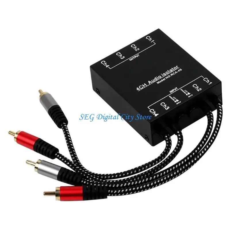 U75B 4Channel Ground Looping Isolator Metal Housing For Clean Transmission
U75B 4Channel Ground Looping Isolator Metal Housing For Clean Transmission