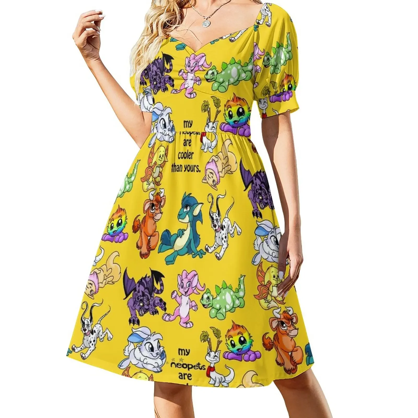 My Neopets Are Cooler than yours. Short-Sleeved Dress dresses for women women evening dress
My Neopets Are Cooler than yours. Short-Sleeved Dress dresses for women women evening dress