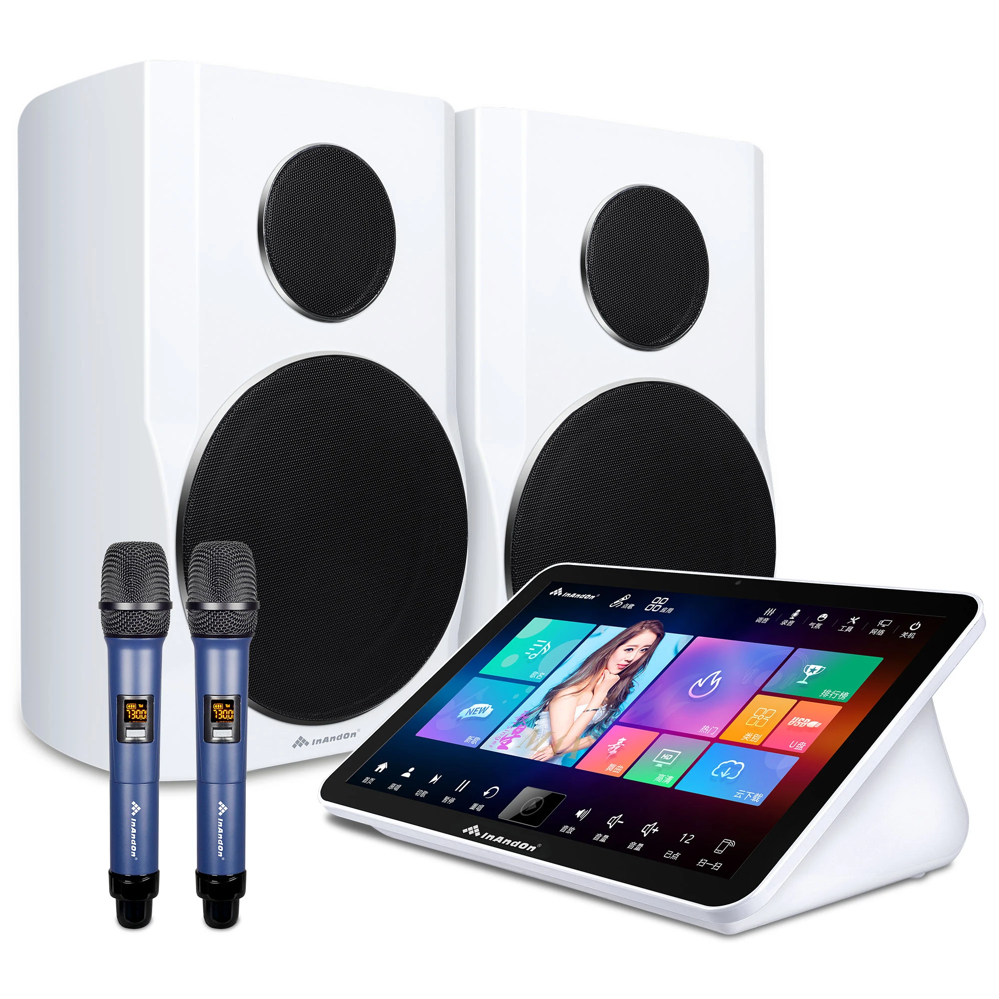 China InAndon KTV Karaoke 15.6'' Touchscreen 4TB Jukebox Android Power Amplifier Karaoke System Machine Set
China InAndon KTV Karaoke 15.6'' Touchscreen 4TB Jukebox Android Power Amplifier Karaoke System Machine Set