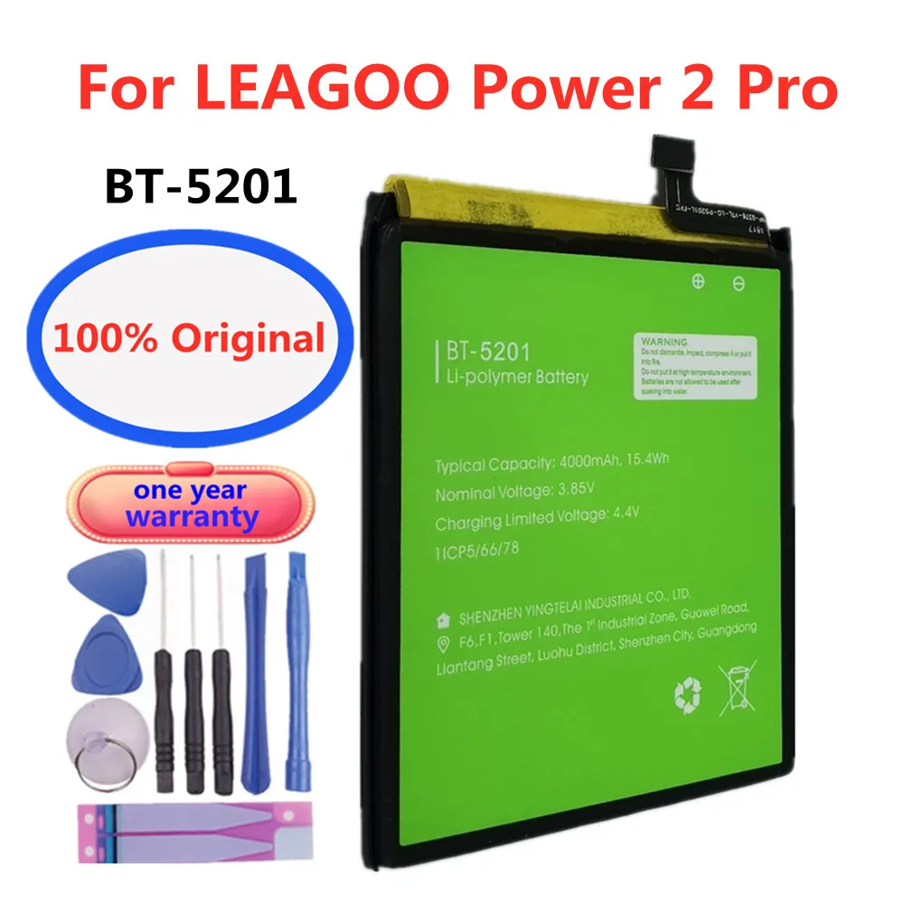 New High Quality BT5201 Battery For LEAGOO Power 2 Pro Power2 Pro BT5201 4000mAh Genuine Mobile Phone Battery Batteries Batteria
New High Quality BT5201 Battery For LEAGOO Power 2 Pro Power2 Pro BT5201 4000mAh Genuine Mobile Phone Battery Batteries Batteria