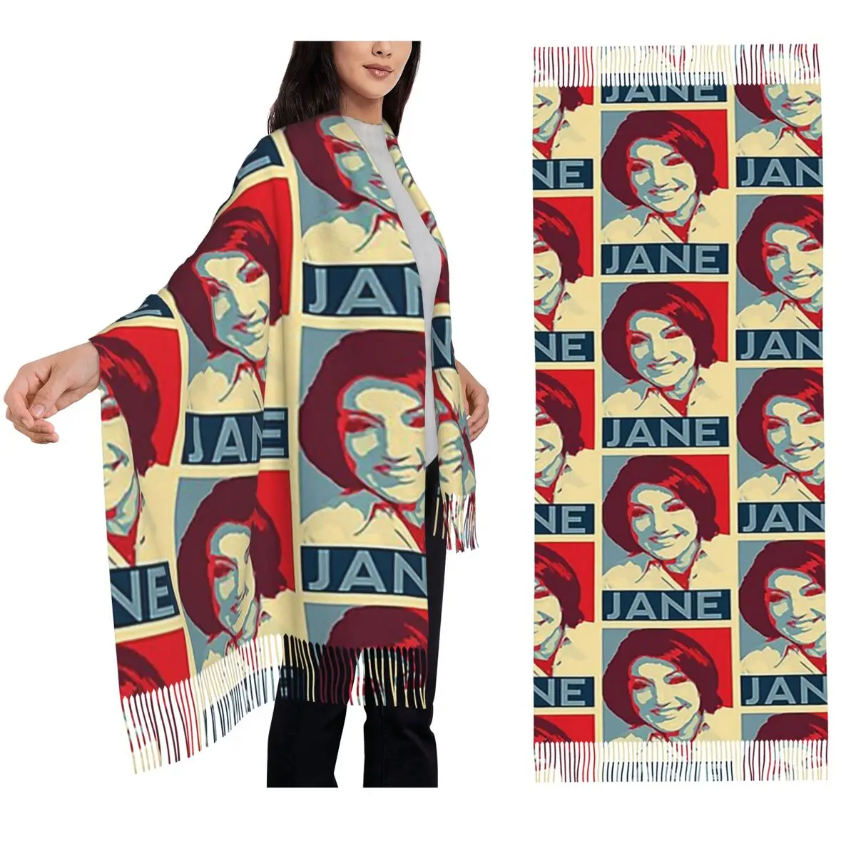 Джейн Макдональд шарф с кисточками, женские мягкие теплые шали и накидки, длинная осенне-зимняя шаль
Джейн Макдональд шарф с кисточками, женские мягкие теплые шали и накидки, длинная осенне-зимняя шаль