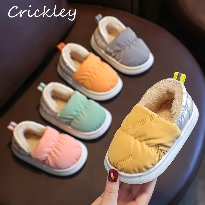 Casual Soft Kids Slippers Winter Indoor Anti Slip Thick Slippers For Children Comfortable Warm Plush Home Boys Girls Shoes
Casual Soft Kids Slippers Winter Indoor Anti Slip Thick Slippers For Children Comfortable Warm Plush Home Boys Girls Shoes