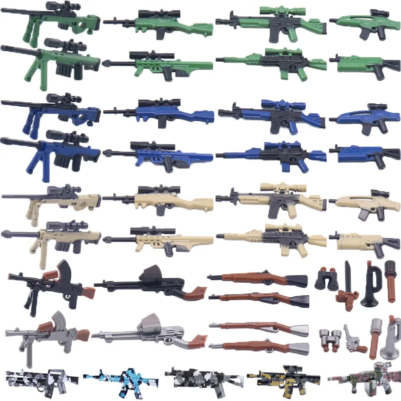 Конструктор MOC в виде военного солдата, снайперская винтовка M14 98K 88, камуфляжное оружие, компьютерный рюкзак, жилет, детские игрушки
Конструктор MOC в виде военного солдата, снайперская винтовка M14 98K 88, камуфляжное оружие, компьютерный рюкзак, жилет, детские игрушки
