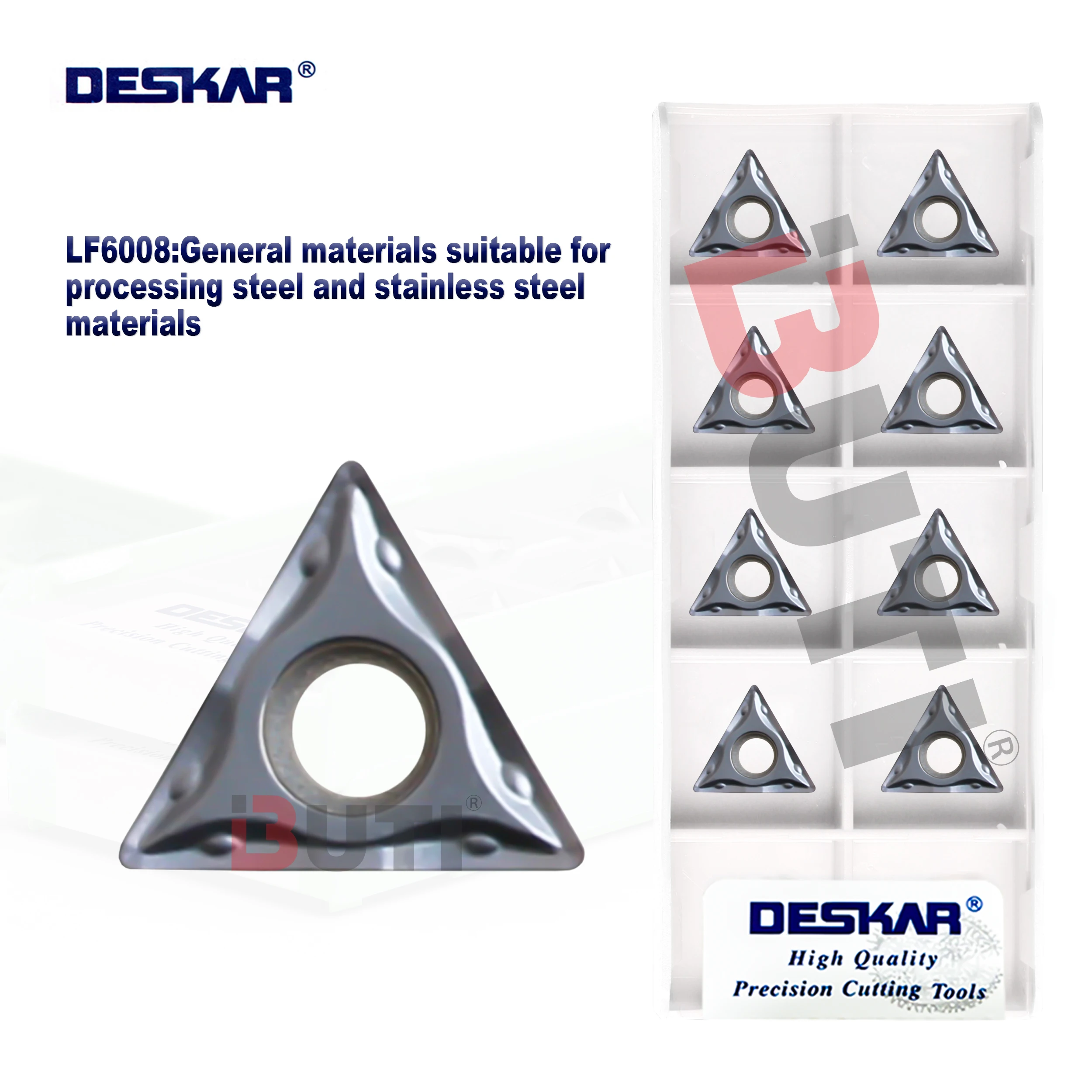 DESKAR 100% оригинальные токарные пластины TCMT110204 TCMT110208 MA LF6008 лезвия для токарных станков с ЧПУ треугольные одинарные внутренние токарные инструменты
DESKAR 100% оригинальные токарные пластины TCMT110204 TCMT110208 MA LF6008 лезвия для токарных станков с ЧПУ треугольные одинарные внутренние токарные инструменты