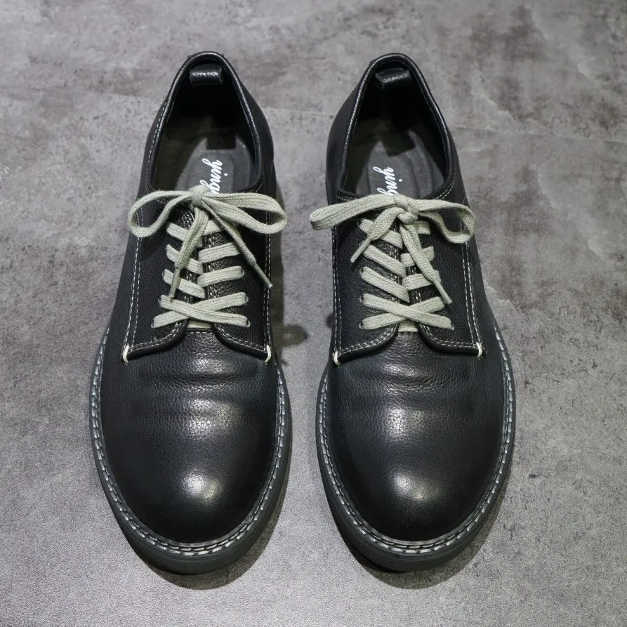 Retro Men's oes Leather Ox Lace-Up Busin Low-Top Trendy oes Comfortable Breathable Wear-Resistant Rubber Sole
Retro Men's oes Leather Ox Lace-Up Busin Low-Top Trendy oes Comfortable Breathable Wear-Resistant Rubber Sole