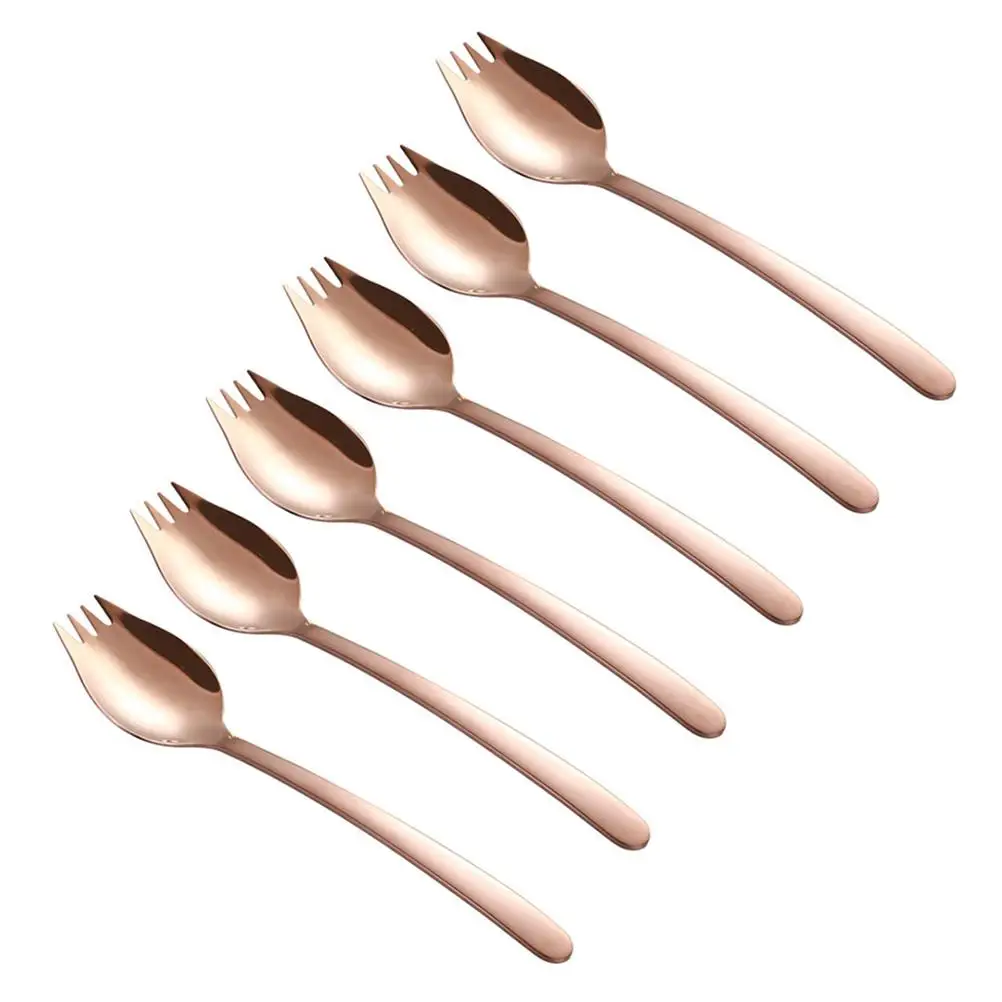 6pcs Stainless Steel Fork Spoon Smooth Multifunctional Kitchenware Utensil Celebrations
6pcs Stainless Steel Fork Spoon Smooth Multifunctional Kitchenware Utensil Celebrations
