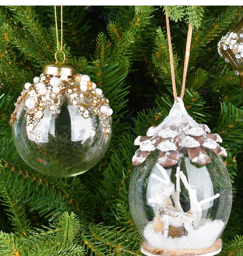 Christmas decorative items, glass painted balls, creative snowman, food shaped pendants
Christmas decorative items, glass painted balls, creative snowman, food shaped pendants
