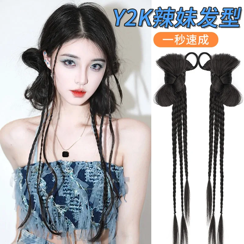 Y2K Hair Style Lolita Wig Парики Женские Black Long Braid Wig Fashions Peruca Cheap Wigs on Sale Clearance
Y2K Hair Style Lolita Wig Парики Женские Black Long Braid Wig Fashions Peruca Cheap Wigs on Sale Clearance