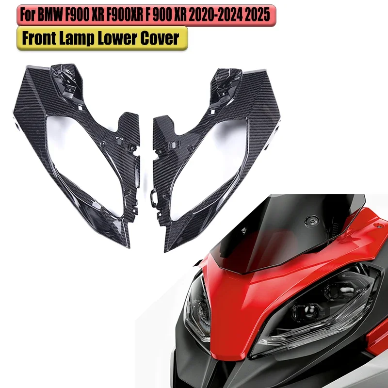 For BMW F900 XR F900XRF 900 XR 2020-2024 2025 Full Carbon Fiber Motorcycles Front Lamp Lower Cover Fairing Modified Accessories
For BMW F900 XR F900XRF 900 XR 2020-2024 2025 Full Carbon Fiber Motorcycles Front Lamp Lower Cover Fairing Modified Accessories