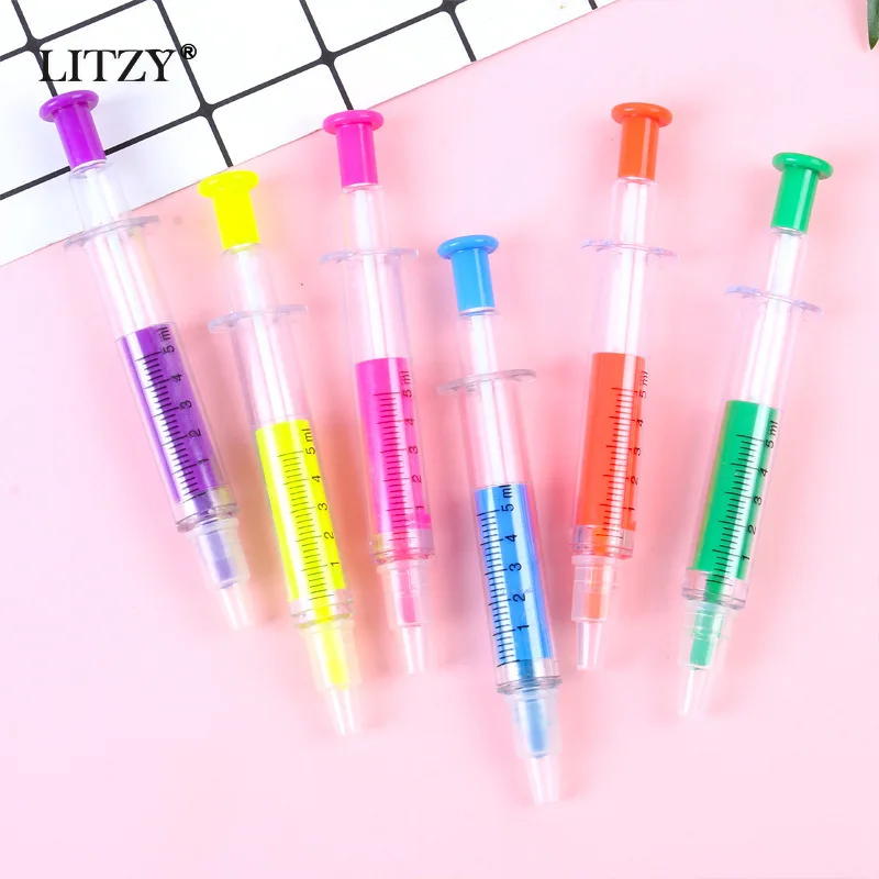 6pc/set Nurse Pen Kawaii Double Head Ballpoint Pen for School Office Writing Tool Student Painting Colour Highlighter Stationery
6pc/set Nurse Pen Kawaii Double Head Ballpoint Pen for School Office Writing Tool Student Painting Colour Highlighter Stationery