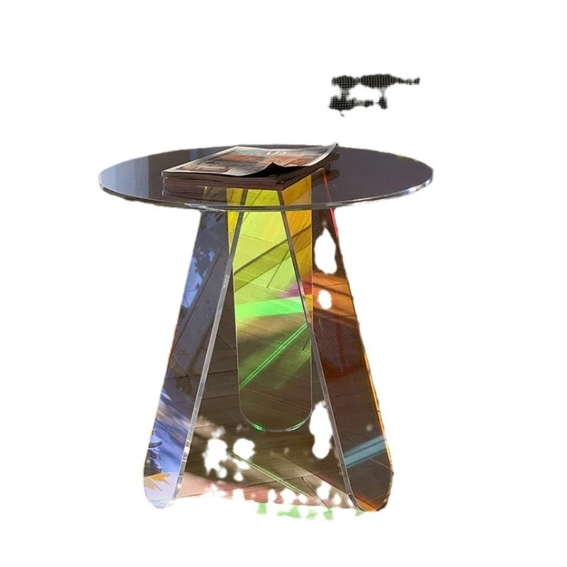 Colorful small coffee table furniture Modern living room Bedroom Light luxury transparent small round table
Colorful small coffee table furniture Modern living room Bedroom Light luxury transparent small round table