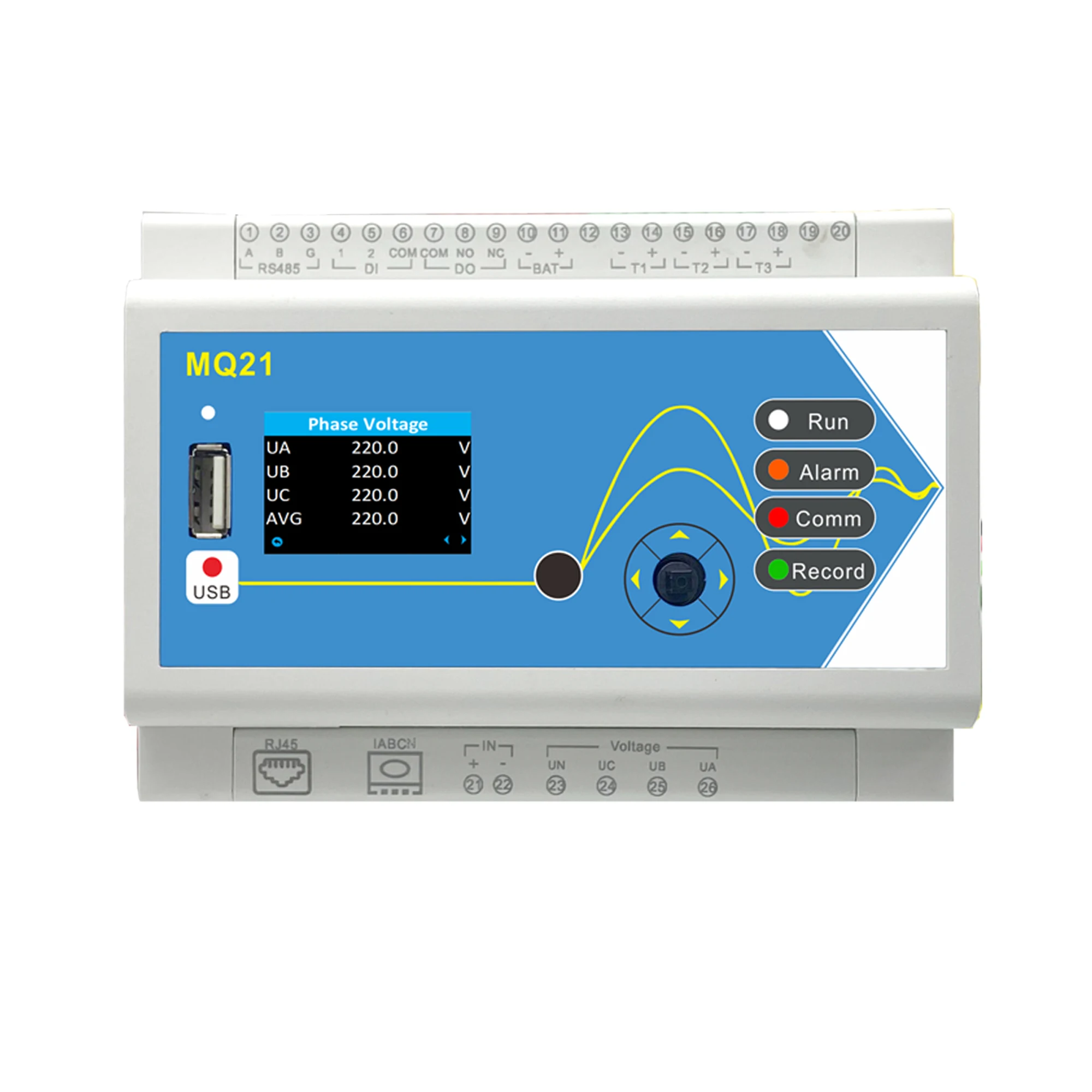 New Products MQ21 power meter 0.5A-7200A Input current three phase power meter
New Products MQ21 power meter 0.5A-7200A Input current three phase power meter