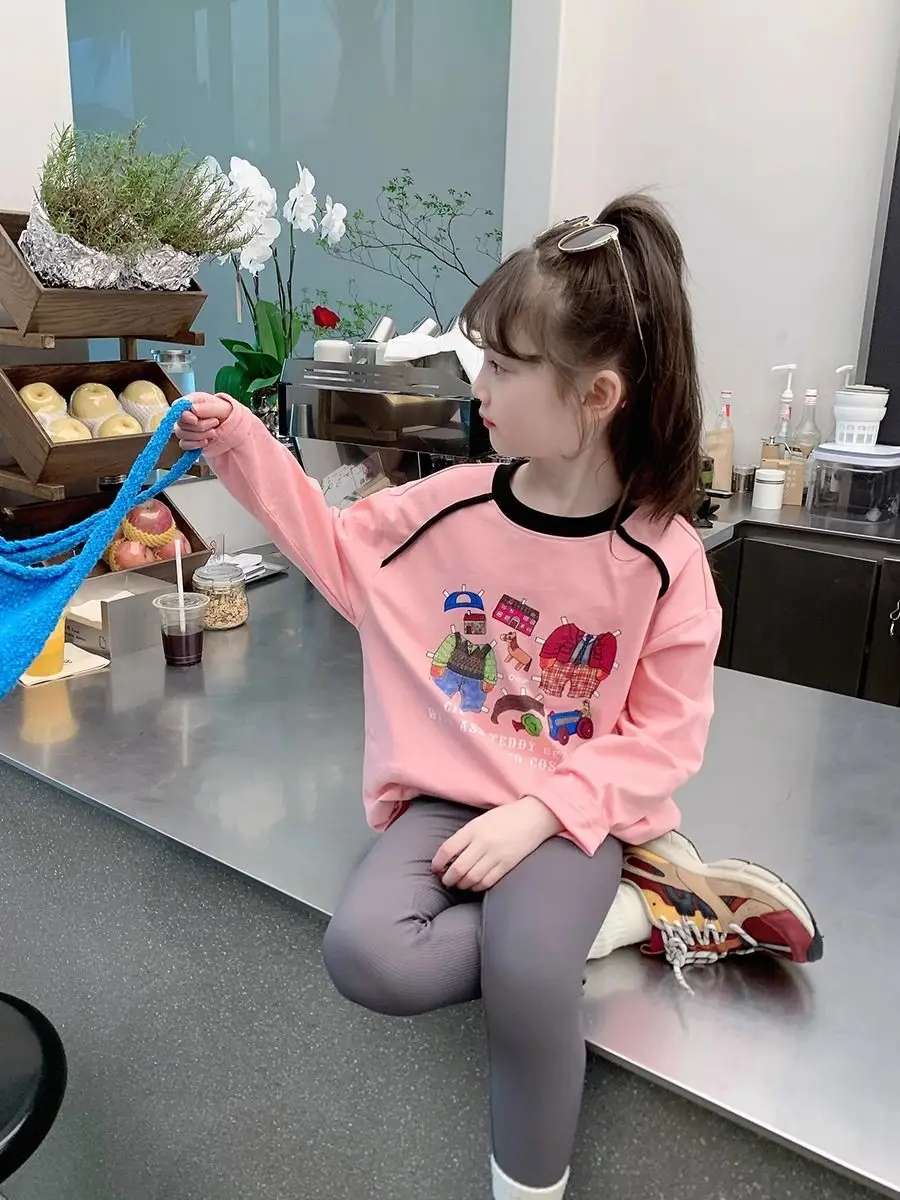 Round Neck Printed Knit Top Children T-shirt Clothing Clothes 7 10 Years Children's T-shirts Kids Girls Elementary Girl 9 Tshirt
Round Neck Printed Knit Top Children T-shirt Clothing Clothes 7 10 Years Children's T-shirts Kids Girls Elementary Girl 9 Tshirt