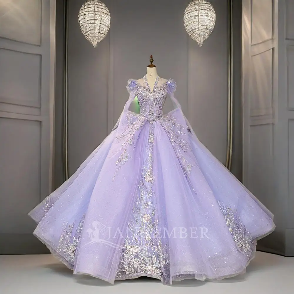 New Purple Lace Appliques Beaded Quinceanera Dresses 2025 With Butterfly Bow Ball Gown Customized Sweet 16 Dress Lace up DY1290
New Purple Lace Appliques Beaded Quinceanera Dresses 2025 With Butterfly Bow Ball Gown Customized Sweet 16 Dress Lace up DY1290