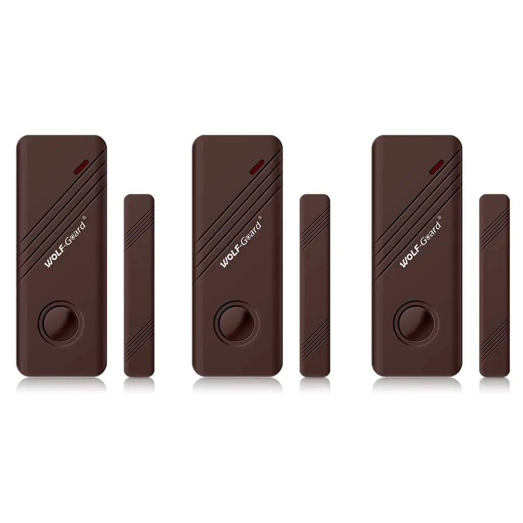 1/2/4/6/8/10Pcs Wolf-Guard Wireless Contact Door Window Magnet Sensor Detector for Home Alarm Security System 433MHz Dark Brown
1/2/4/6/8/10Pcs Wolf-Guard Wireless Contact Door Window Magnet Sensor Detector for Home Alarm Security System 433MHz Dark Brown