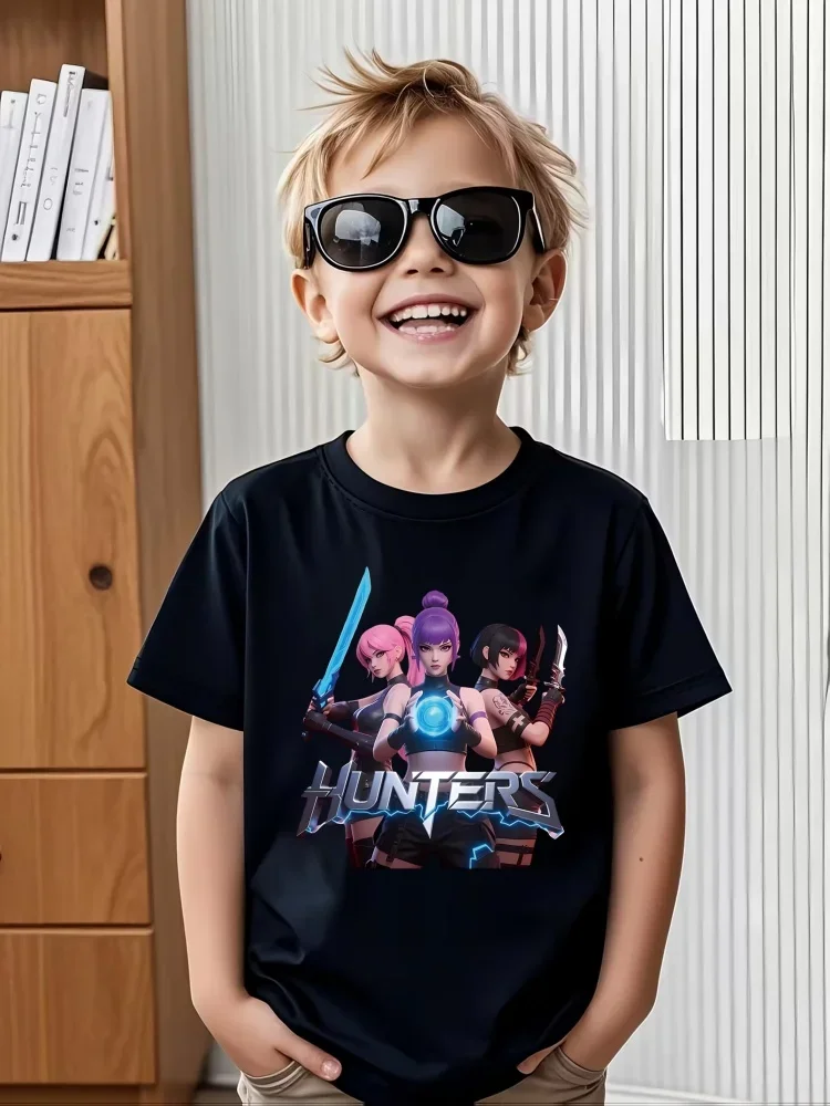 Hot Sale Boys Witch Hunter Group 3D Cartoon Print 2026 New Short Sleeve Tops Summer Casual Children Clothes Fashion Kids Tops
Hot Sale Boys Witch Hunter Group 3D Cartoon Print 2026 New Short Sleeve Tops Summer Casual Children Clothes Fashion Kids Tops