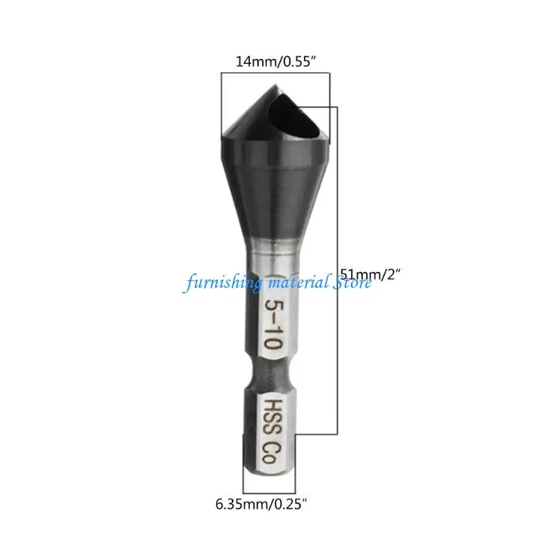 Y5GD Shank Chamferer Countersink & Deburring Bit Cobalt HRC89 Coating
Y5GD Shank Chamferer Countersink & Deburring Bit Cobalt HRC89 Coating