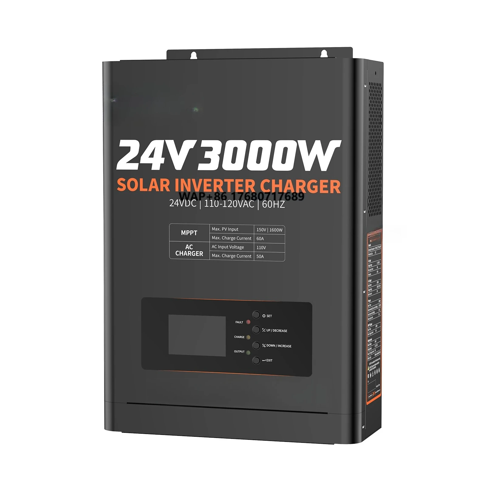 US Stock LiTime 24V 3000W Solar Power Inverter Charger for Home Energy Systems
US Stock LiTime 24V 3000W Solar Power Inverter Charger for Home Energy Systems